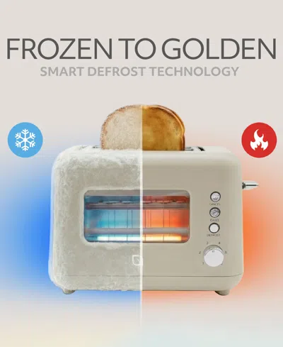 Willow Kitchen 2 Slice Toaster With Window In White