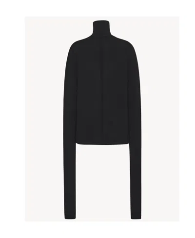 The Row Carlus Turtleneck Wool Sweater In Black