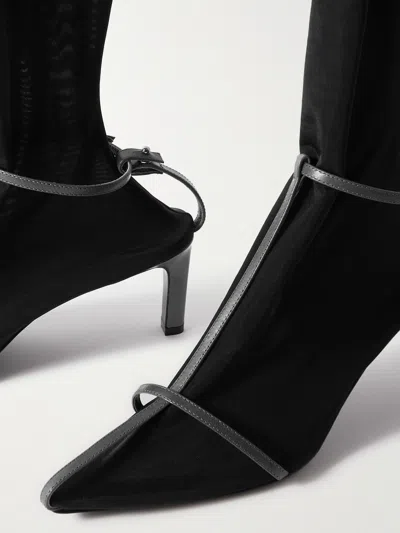 Jil Sander Pointed Boots In Black