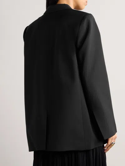 Co Wool Blend Blazer In Black