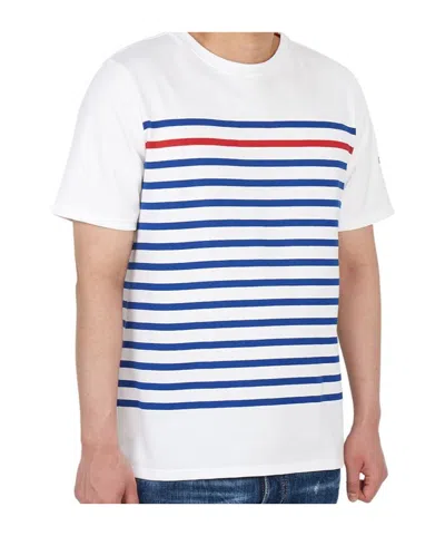 Saint James Naval Striped T-shirt In White