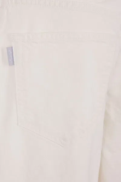 Haikure Becky Cotton And Linen-blend Twill Shorts In White