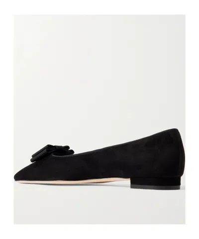 Manolo Blahnik Pointed Toe Flats In Multi