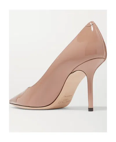 Jimmy Choo 85mm Pointed-toe Patent-leather Pumps In Pink