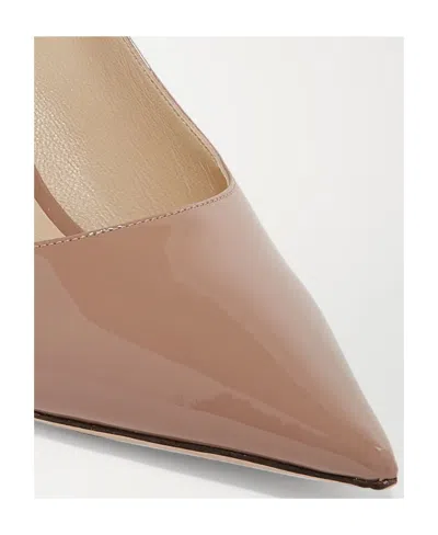 Jimmy Choo 85mm Pointed-toe Patent-leather Pumps In Pink