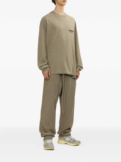 Essentials Long-sleeve T-shirt In Neutral