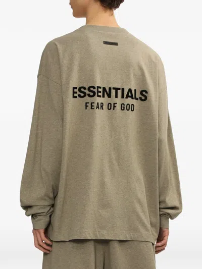 Essentials Long-sleeve T-shirt In Neutral