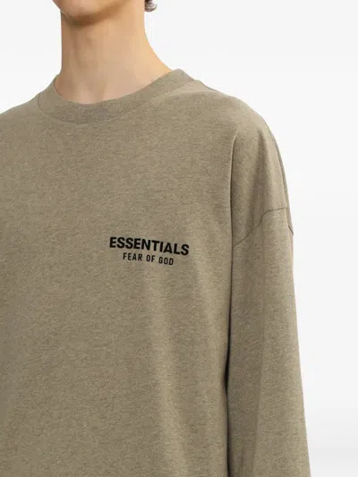 Essentials Long-sleeve T-shirt In Neutral