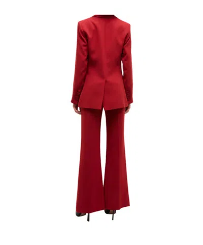 Veronica Beard Lapel Suit Jacket In Red