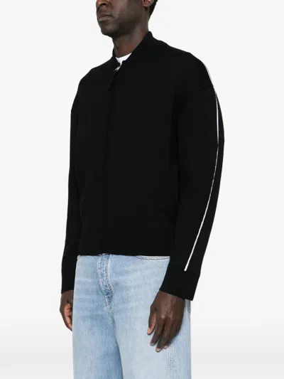 Givenchy Couture Seam Zipped Cardigan Clothing In Black