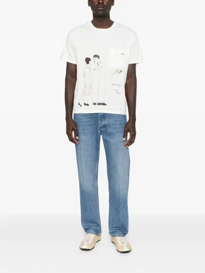 Bode Companion T-shirt In White