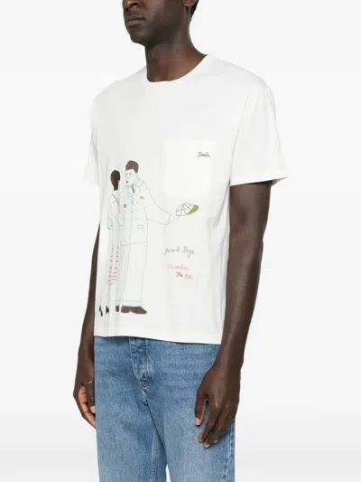 Bode Companion T-shirt In White