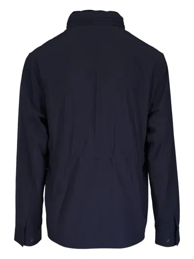 Peter Millar Zip Closure Jacket In Blue