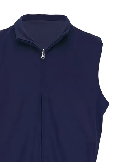 Peter Millar Zip Closure Jacket In Blue