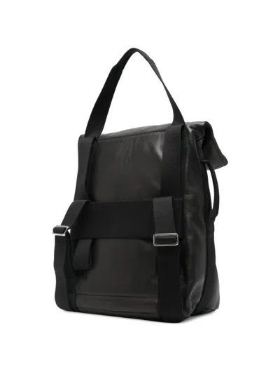 Rick Owens Cargo Leather Backpack In Neutral