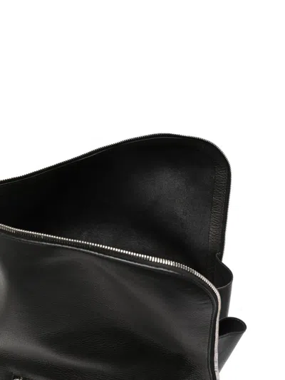Rick Owens Cargo Leather Backpack In Neutral