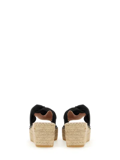 Manebi Knot Sandal In Black