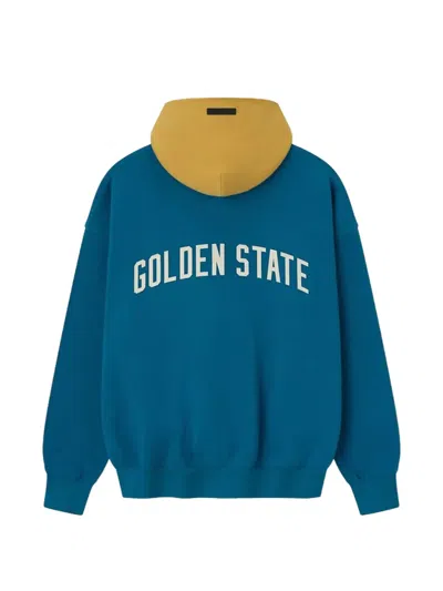 Essentials Graphic Hooded Sweatshirt In Blue