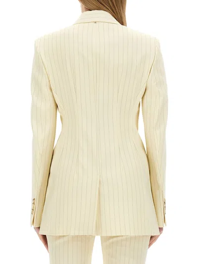 Sportmax Single-breasted Two-button Jacket In Yellow