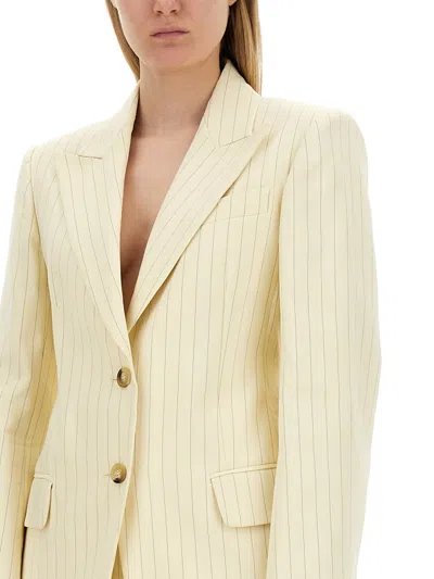 Sportmax Single-breasted Two-button Jacket In Yellow