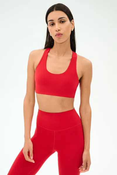 Splits59 Sara Airweight Sports Bra In Red
