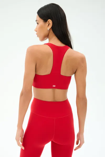 Splits59 Sara Airweight Sports Bra In Red