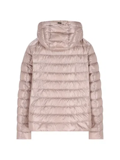 Herno Hooded Quilted Jacket In Multi