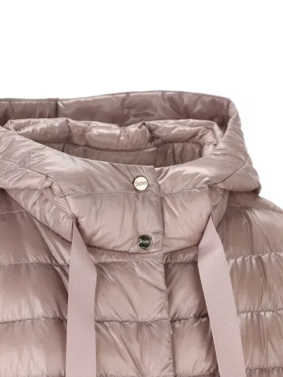 Herno Hooded Quilted Jacket In Multi