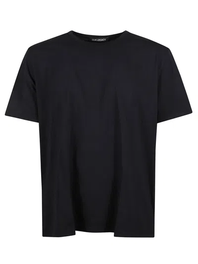 Our Legacy New Box T-shirt In Black In Nero