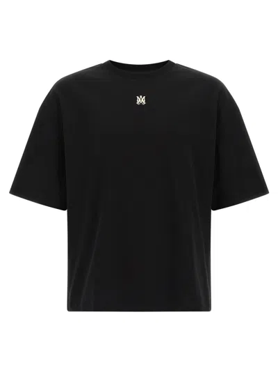 Amiri Logo-embroidered T-shirt In Black