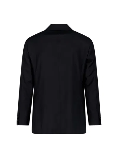 Caruso Single-breasted Suit In Black