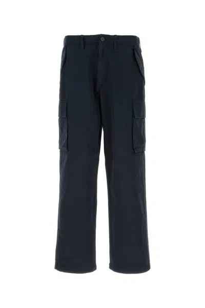 Burberry Cyrus Cargo Trousers Multiple Pocket Design In Blue