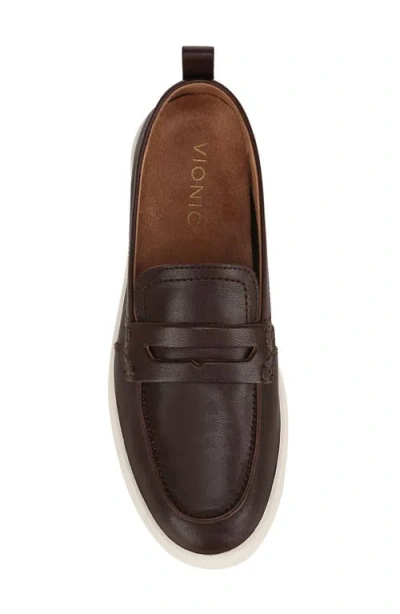 Vionic Uptown Hybrid Penny Loafer In Brown