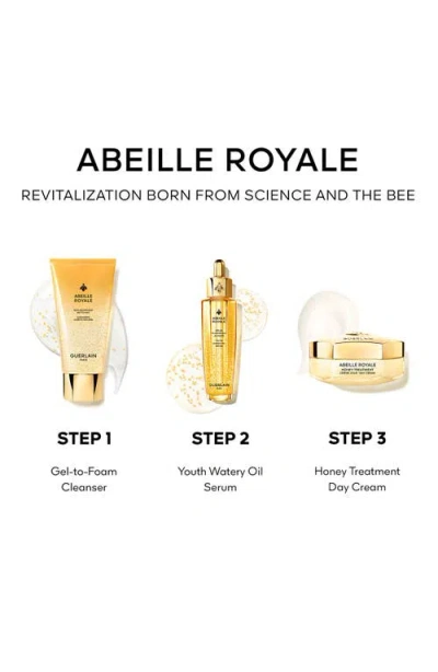 Guerlain Limited Edition Abeille Royale Anti-aging Youth Watery Oil Serum Set In Yellow