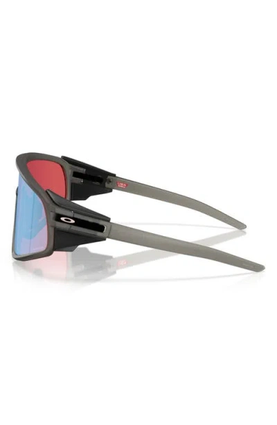 Oakley Latch Panel Rectangular Sunglasses In Black