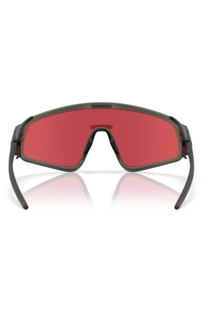 Oakley Latch Panel Rectangular Sunglasses In Black