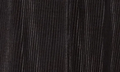 Gemma + Jane Plissé Charmeuse Pull-on Pants In Black