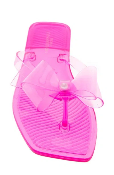 Bcbgeneration Lima Bow Flip Flop In Multi