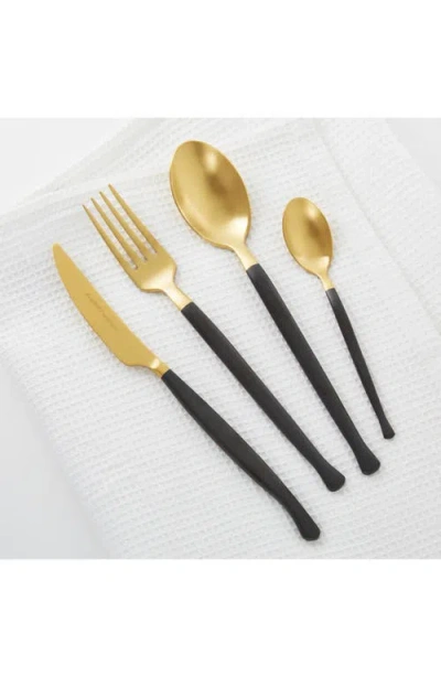 Berghoff Dina 24-piece Flatware Set In Black