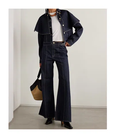 Ulla Johnson High-waisted Flared Jeans In Black