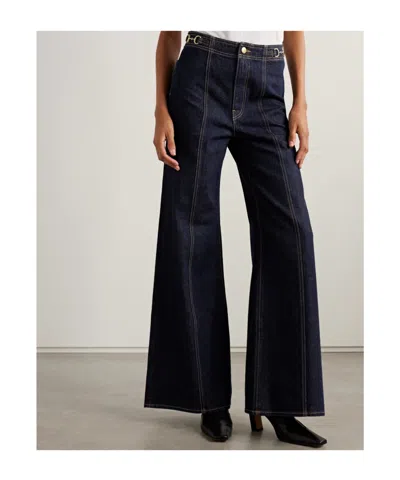 Ulla Johnson High-waisted Flared Jeans In Black