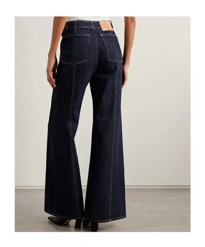 Ulla Johnson High-waisted Flared Jeans In Black