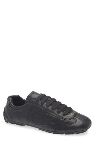 Prada Black Suede And Re Nylon Montecarlo Re Edition 2005 Sneakers In Multi