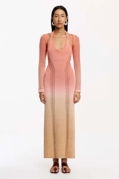 Significant Other Clemence Maxi Dress Solar Dip Dye In Multi