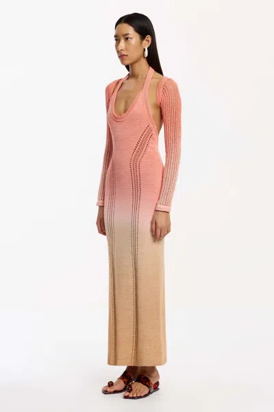 Significant Other Clemence Maxi Dress Solar Dip Dye In Multi