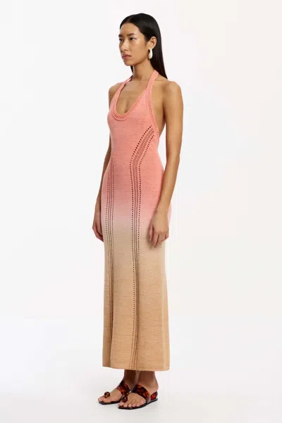 Significant Other Clemence Maxi Dress Solar Dip Dye In Multi