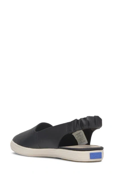 Keds Point Slingback Flat In Black