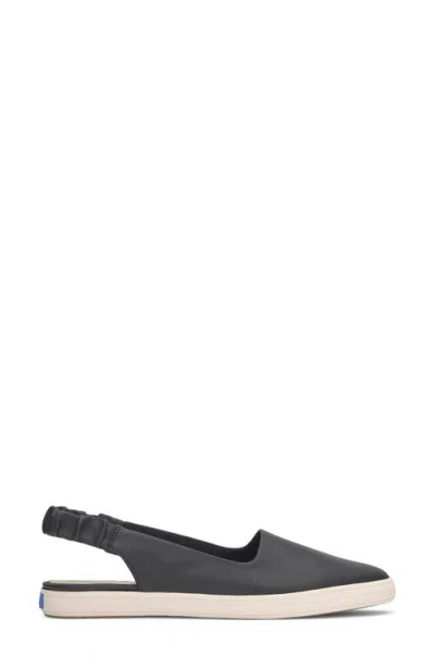 Keds Point Slingback Flat In Black