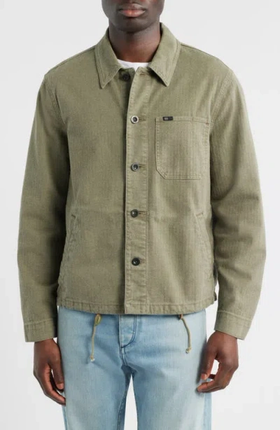 Ag George Utility Shirt Jacket In Green | ModeSens