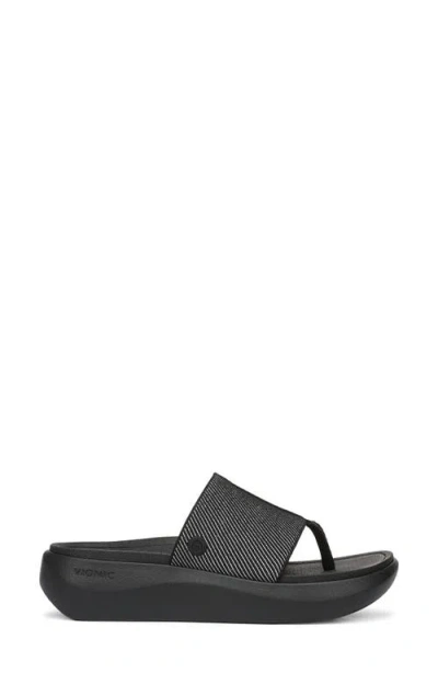 Vionic Aqua Flip Flop In Black